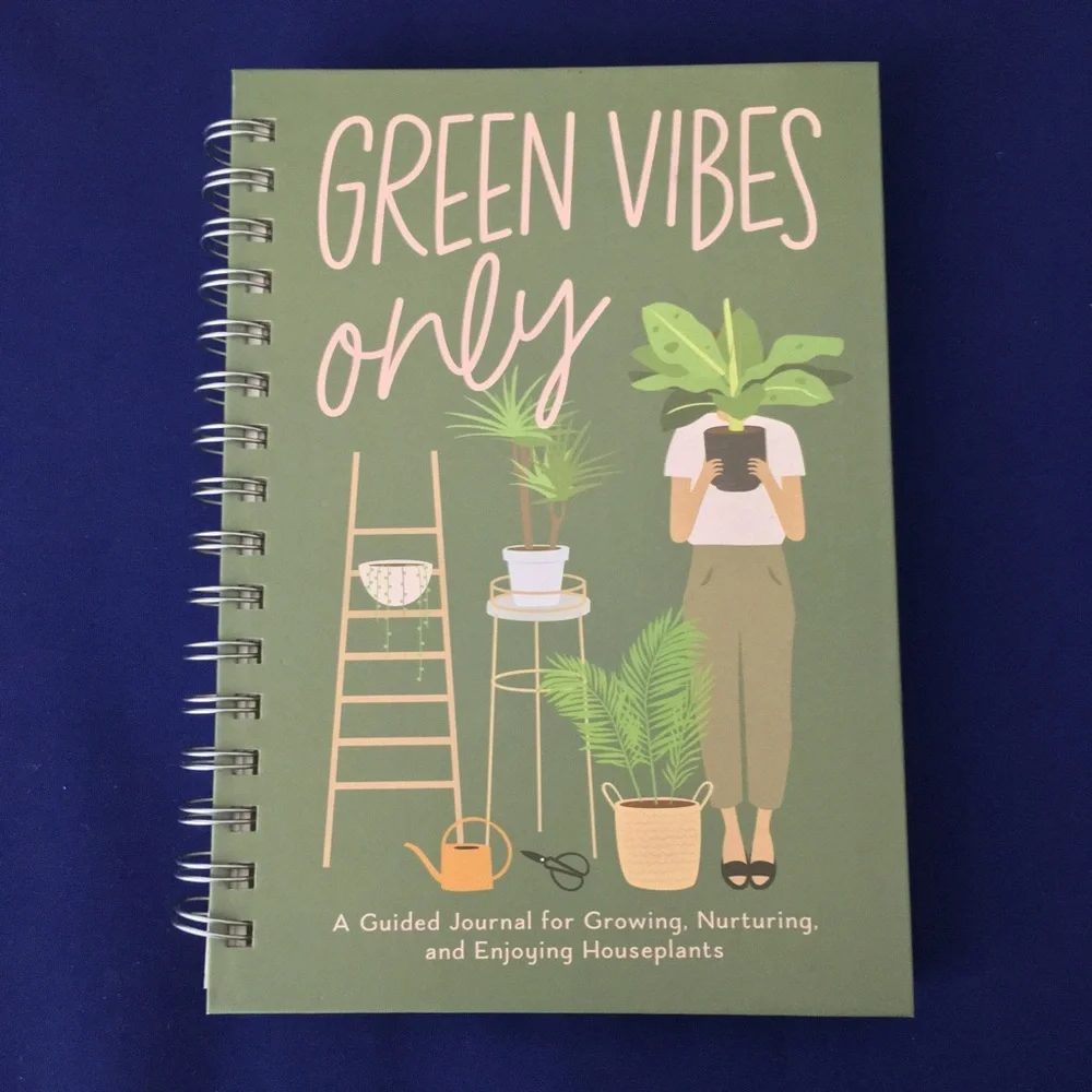 Green Vibes Only Guided Houseplant Journal
